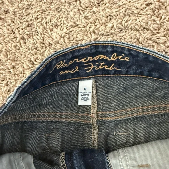 Abercrombie & Fitch Distressed Denim Mini Skirt - Picture 3 of 3